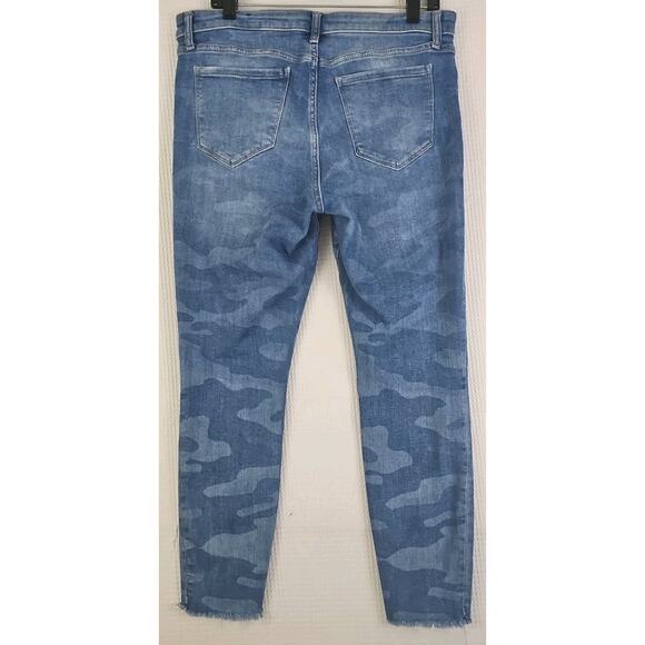 Gap 1969 Jeans Women Size 14/32R Blue Cotton Stretch High Rise Legging Skimmer. - Picture 6 of 14